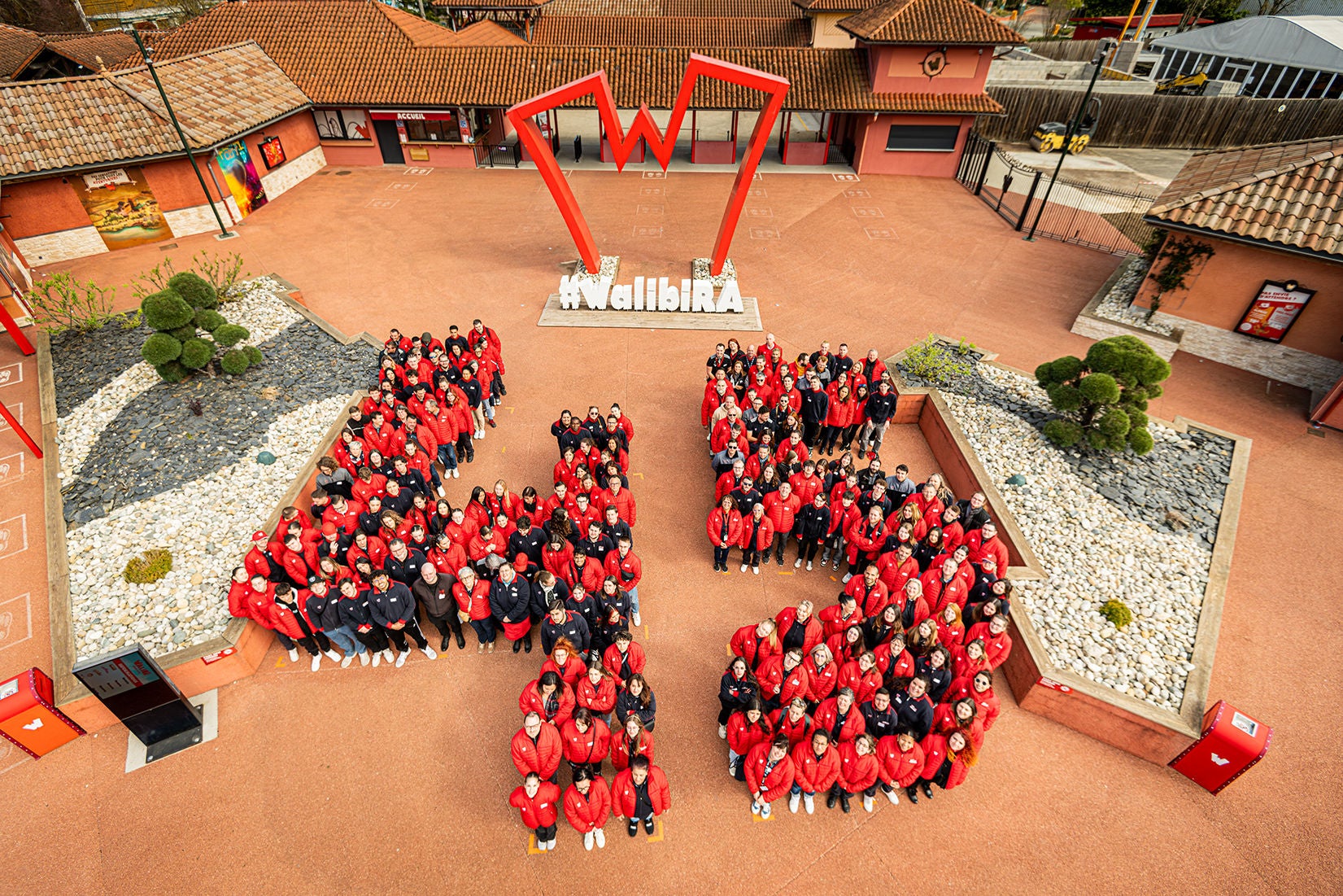 Les employés de Walibi à Halloween