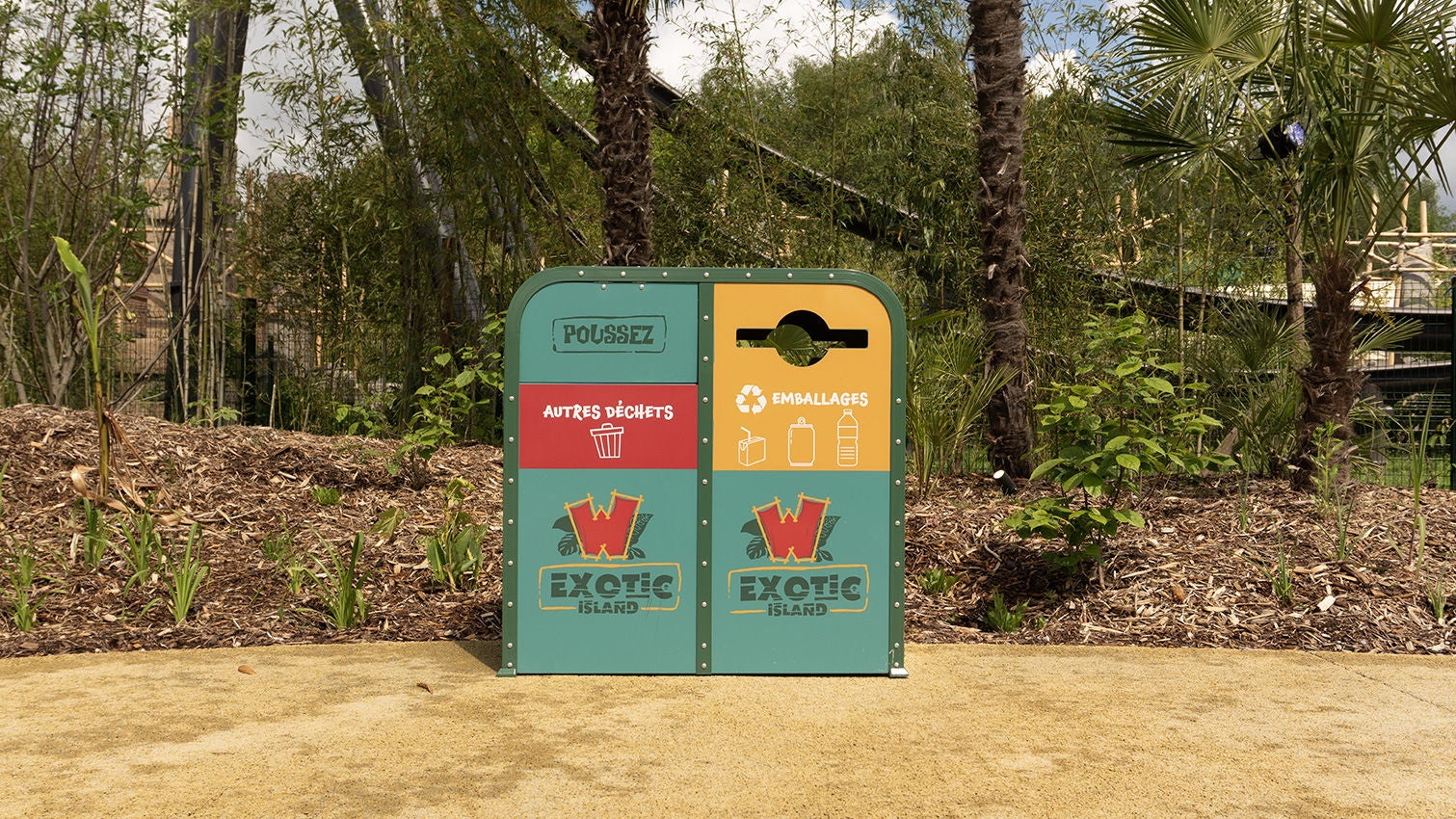 Tri des déchets à Walibi Rhône-Alpes - Divertissement durable