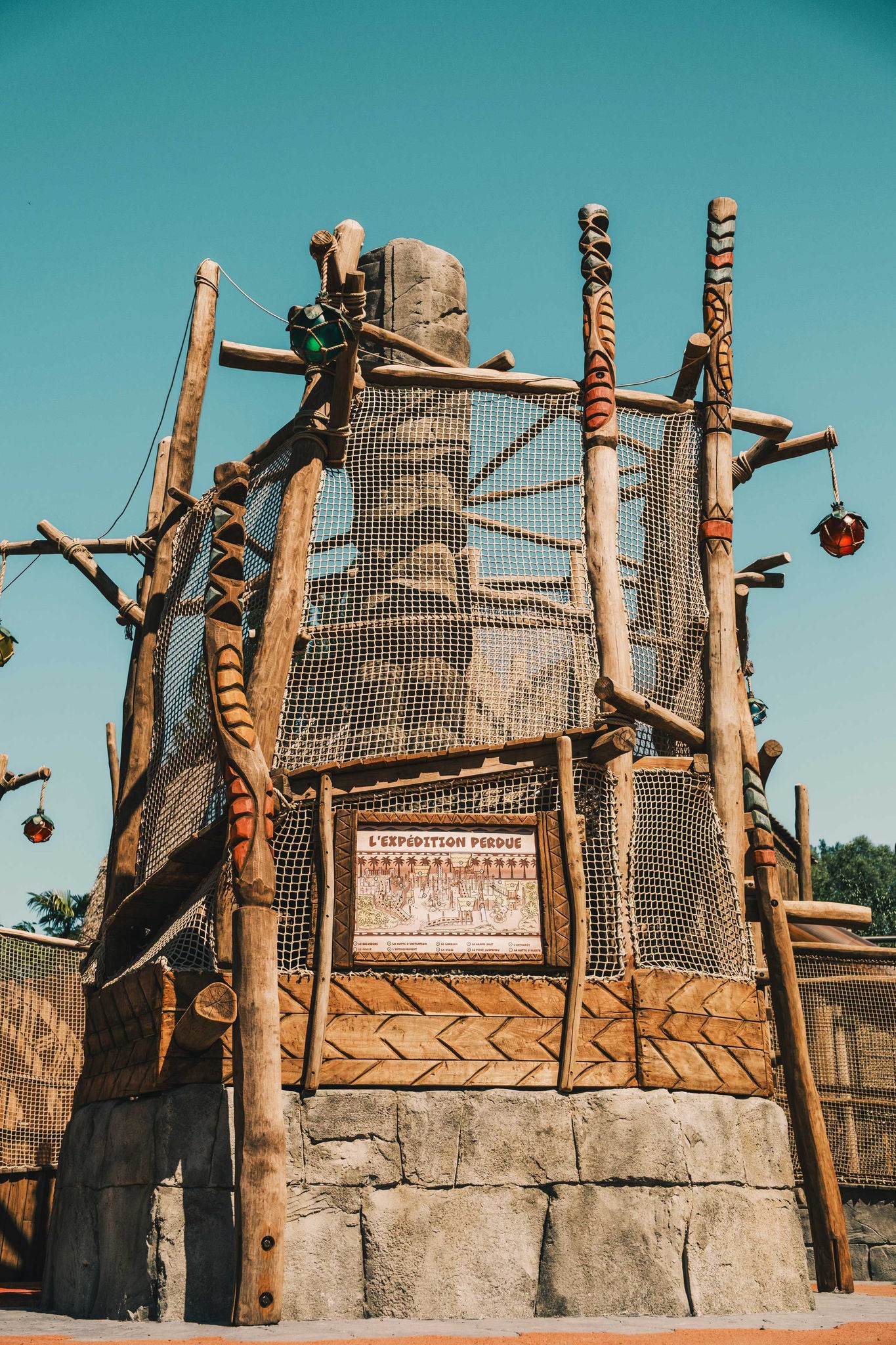 parcours aventure à Walibi Rhône-Alpes