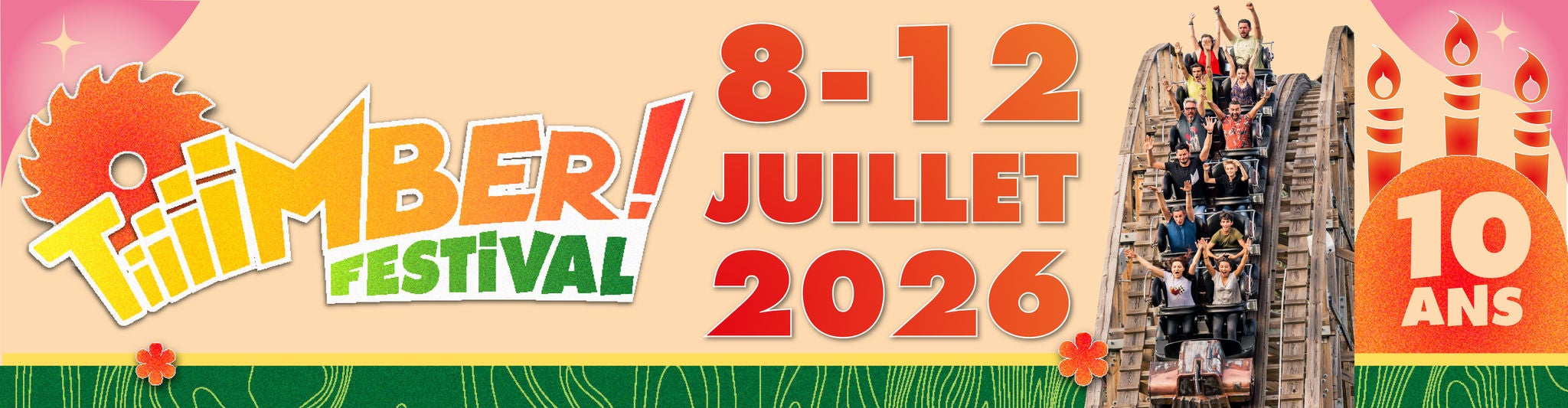 festival Timber à Walibi Rhône-Alpes