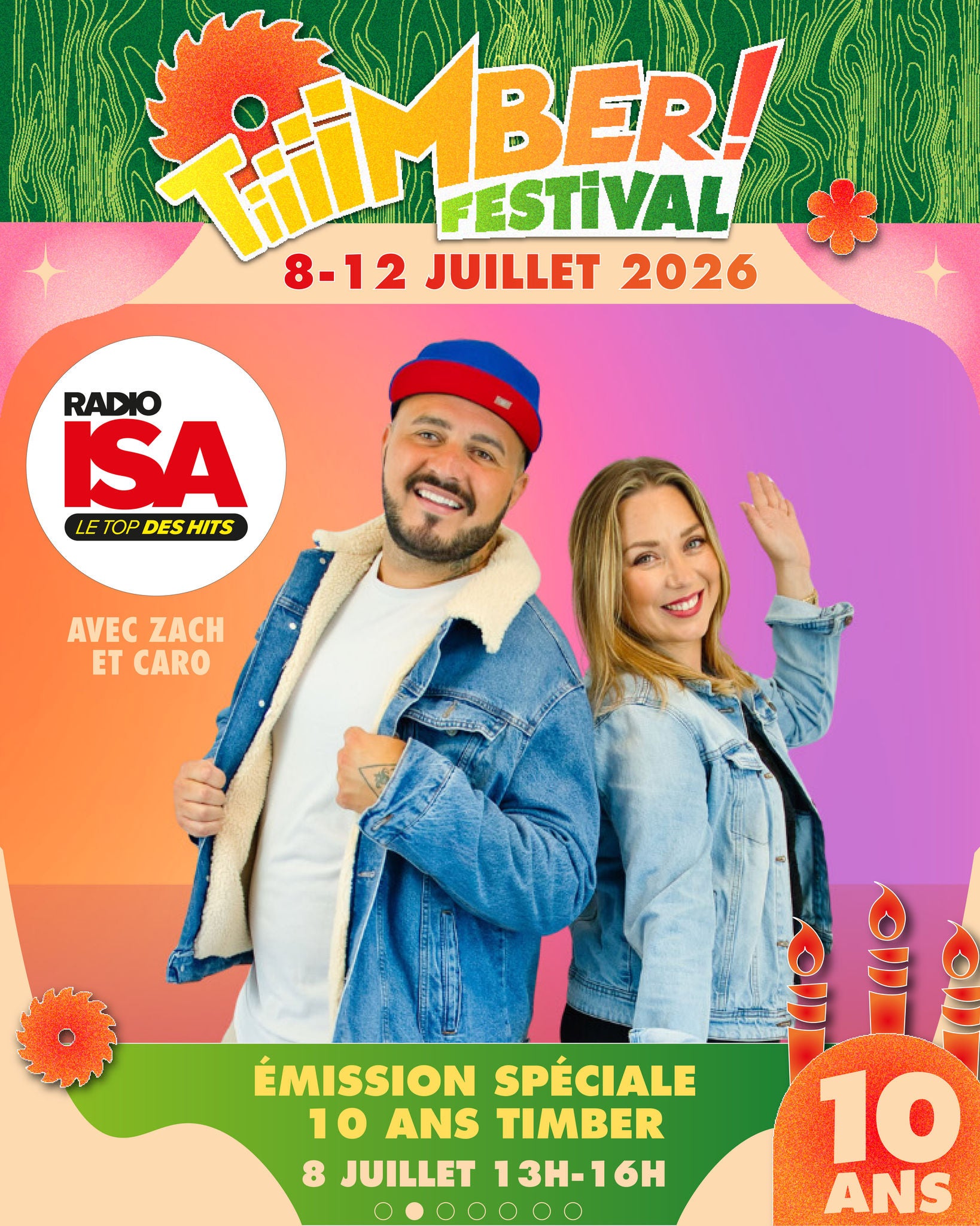 radio isa à Walibi Rhône-Alpes