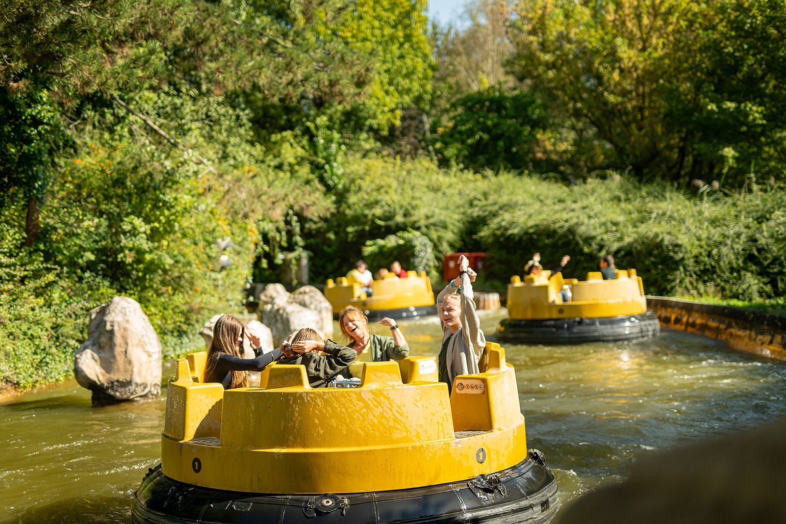Gold River - attraction pour famille à Walibi Rhône-Alpes
