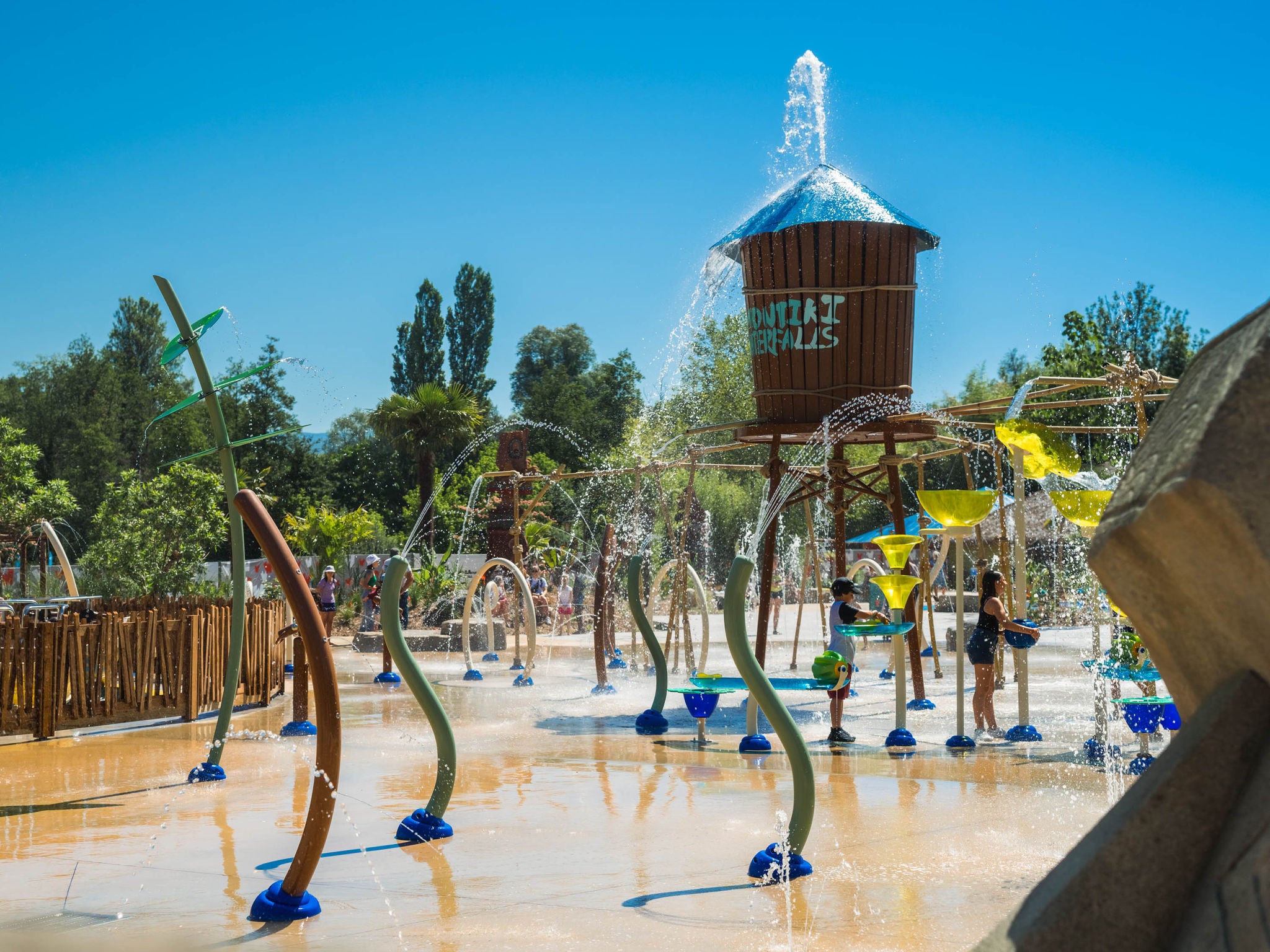 aire de jeux d'eau à Walibi Rhône-Alpes