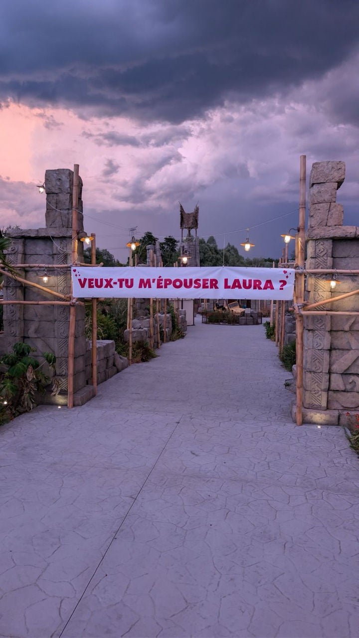 demande de mariage à Walibi Rhône-Alpes