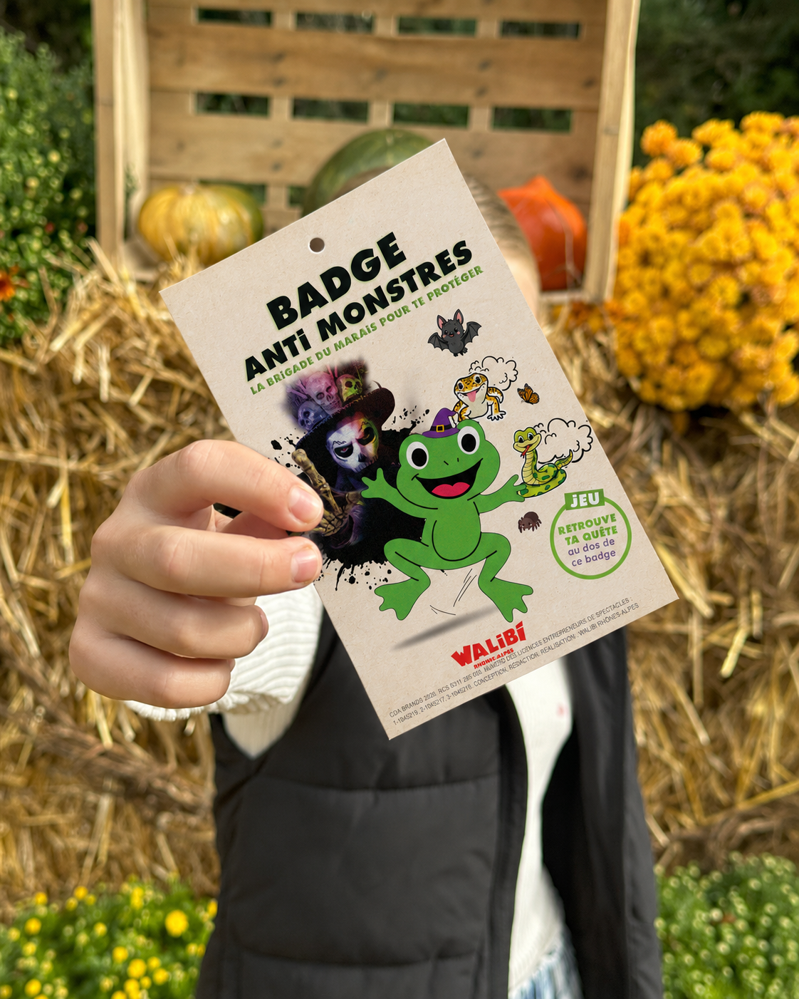 Anti-Monster Badge & Scavenger Hunt Walibi Lyon