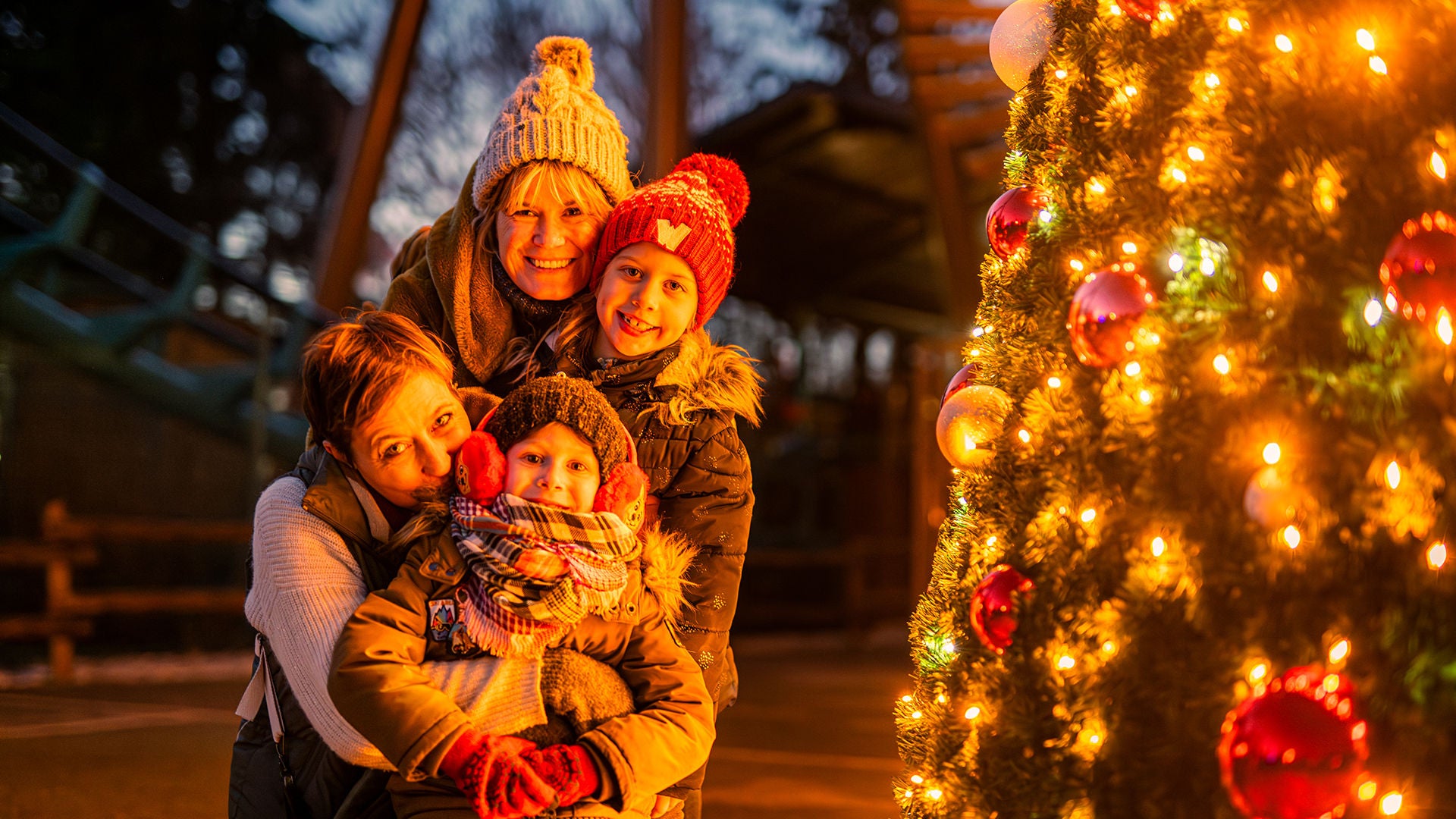 Noël en famille à Walibi Rhône-Alpes