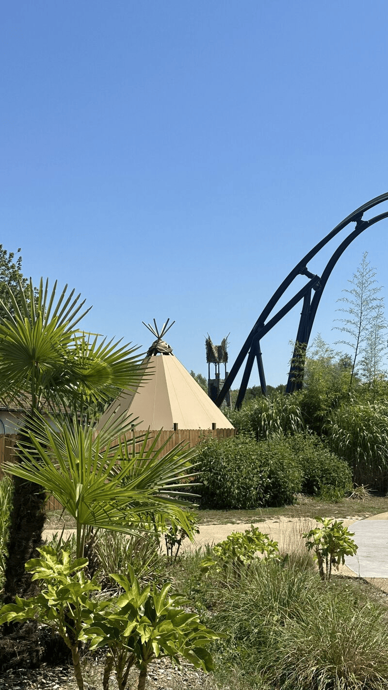 nuit dans un tipi à Walibi Rhône-Alpes